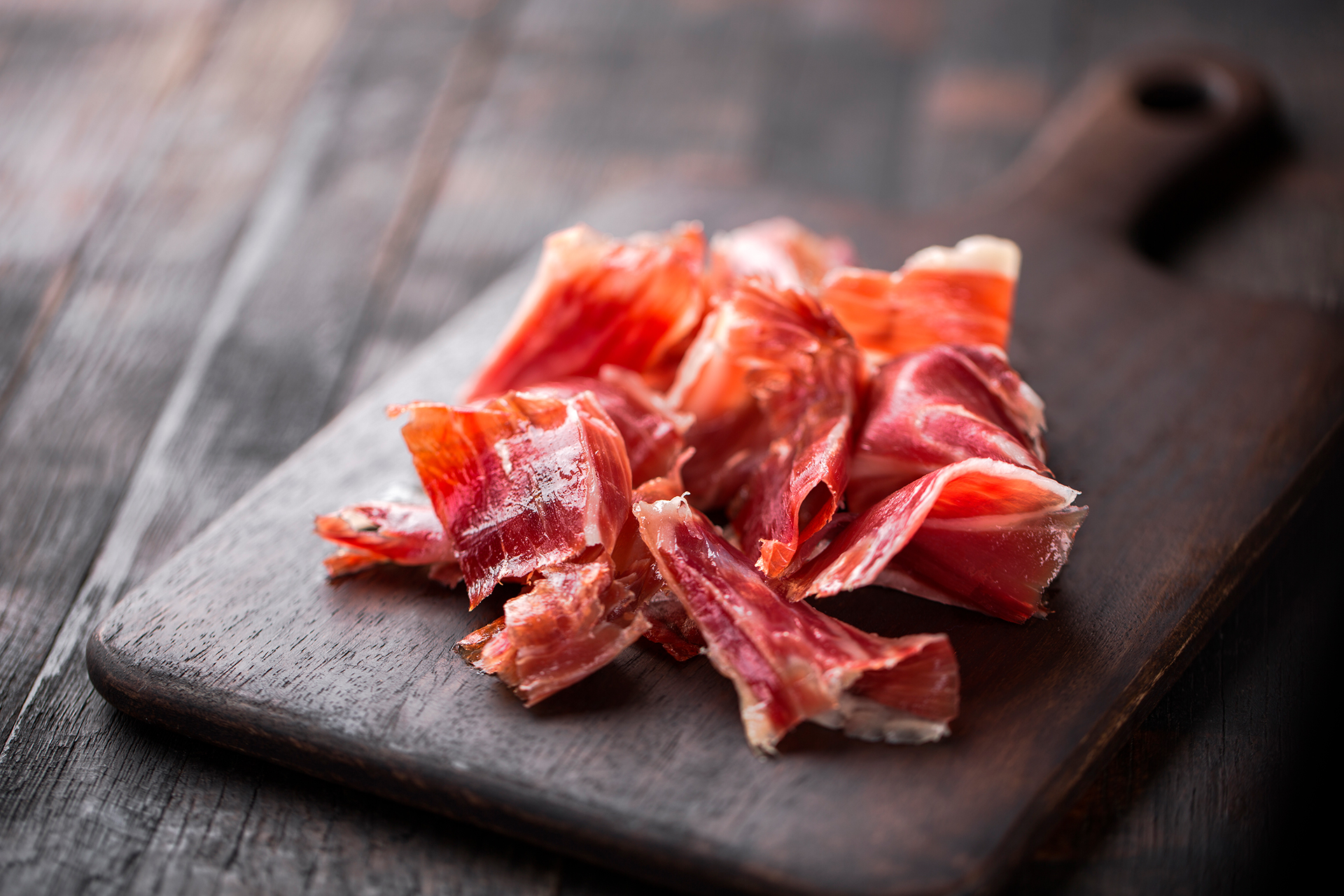 Tabla de madera para jamón