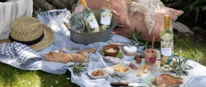 comida para llevar a un picnic